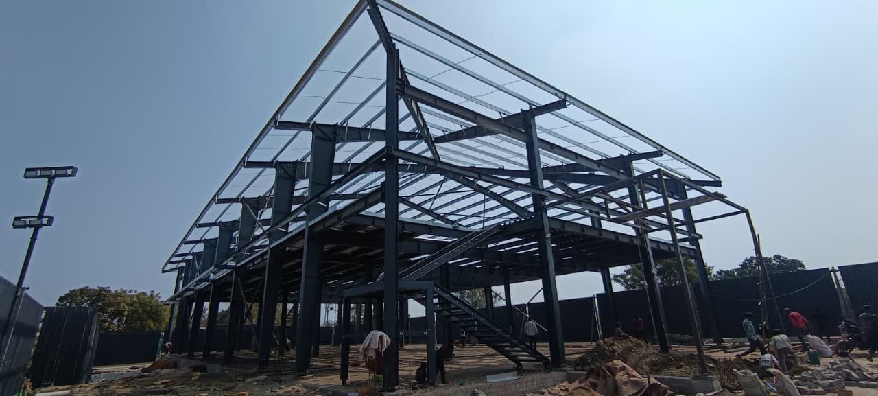 PEB Construction Site